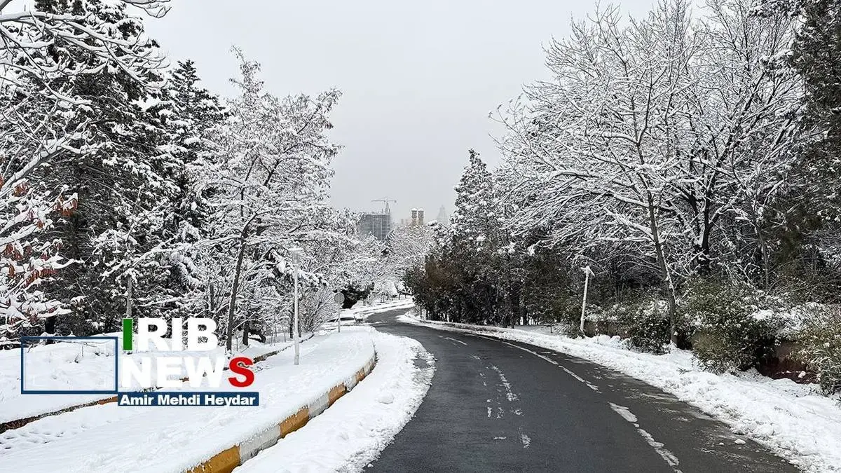  بارش برف زمستانی در تهران