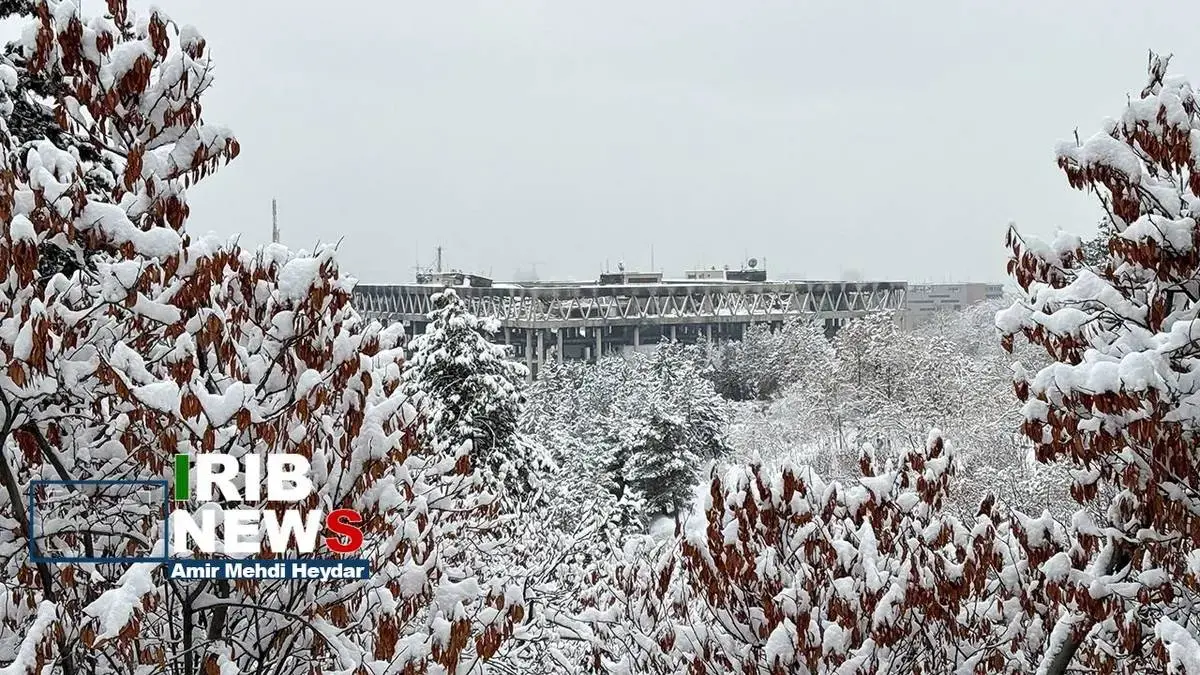  بارش برف زمستانی در تهران