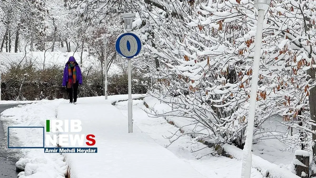  بارش برف زمستانی در تهران