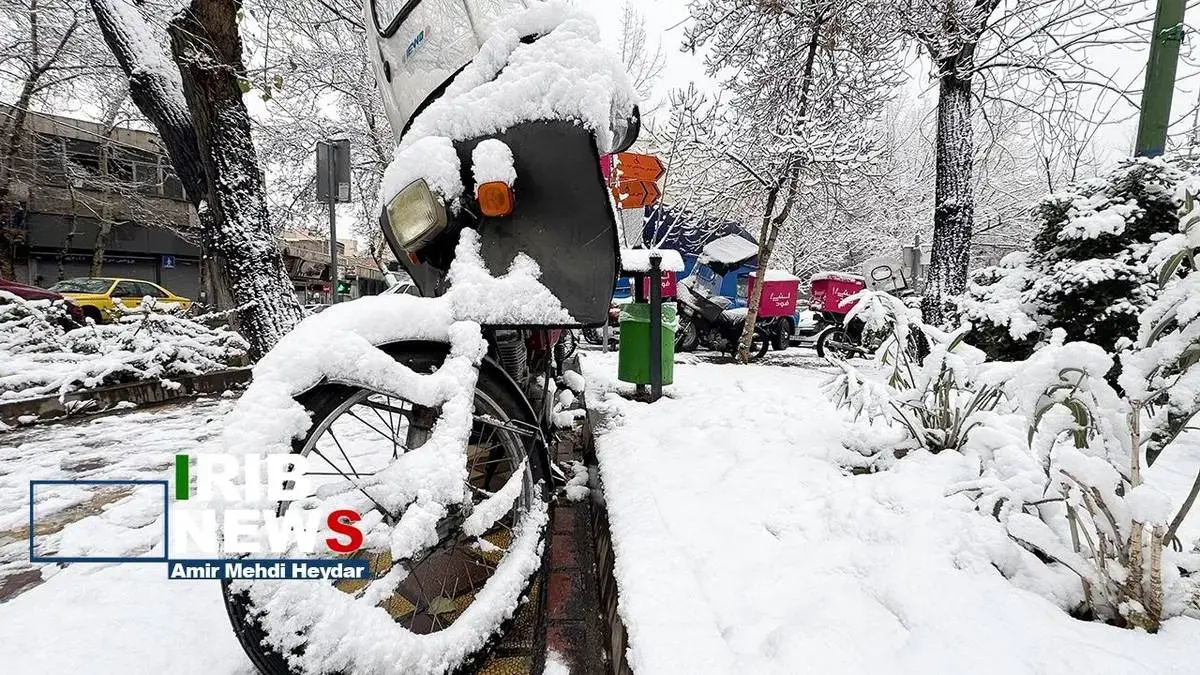  بارش برف زمستانی در تهران