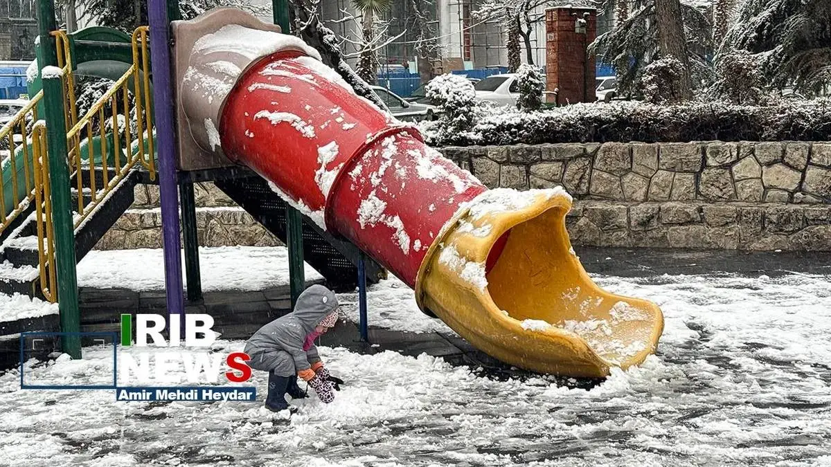 بارش برف زمستانی در تهران