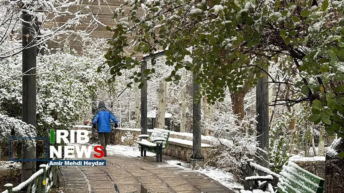  بارش برف زمستانی در تهران