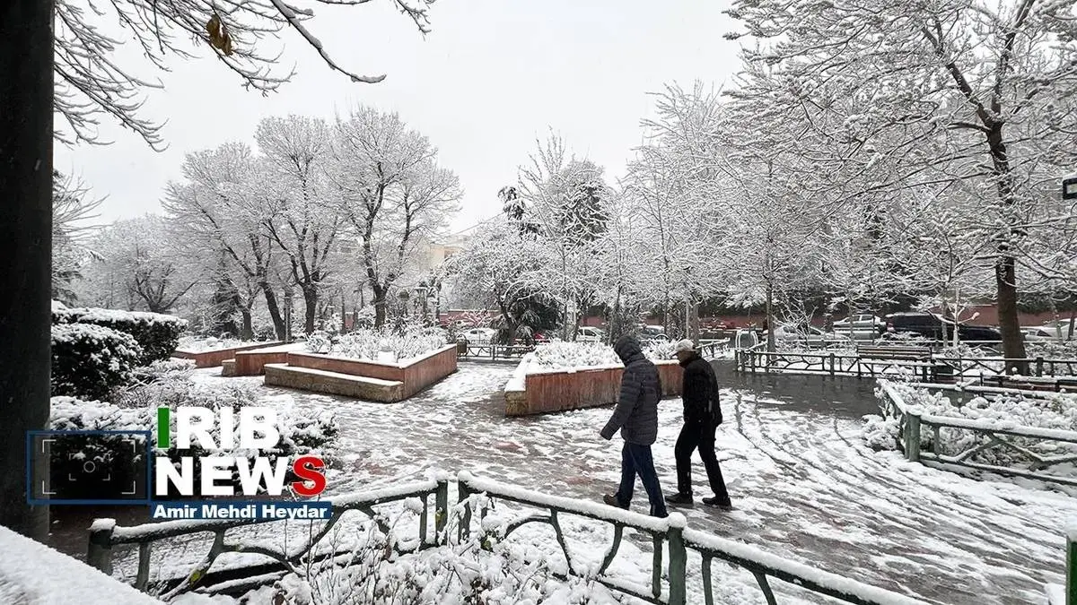  بارش برف زمستانی در تهران