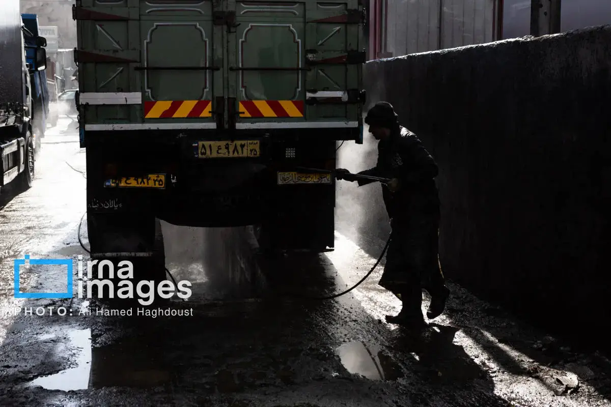  پشت‌صحنه کارواش ماشین‌های سنگین 