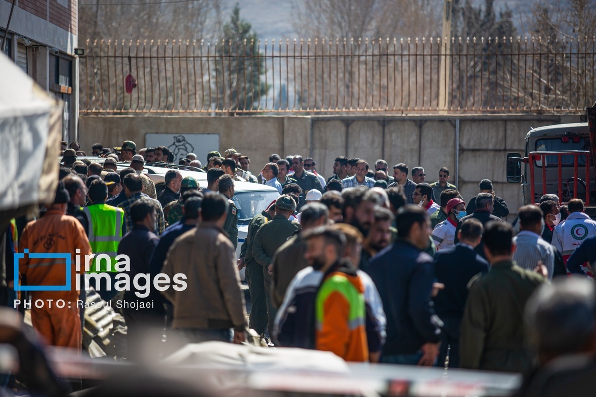 سقوط ناگهانی بالگرد ارتش در درچه اصفهان