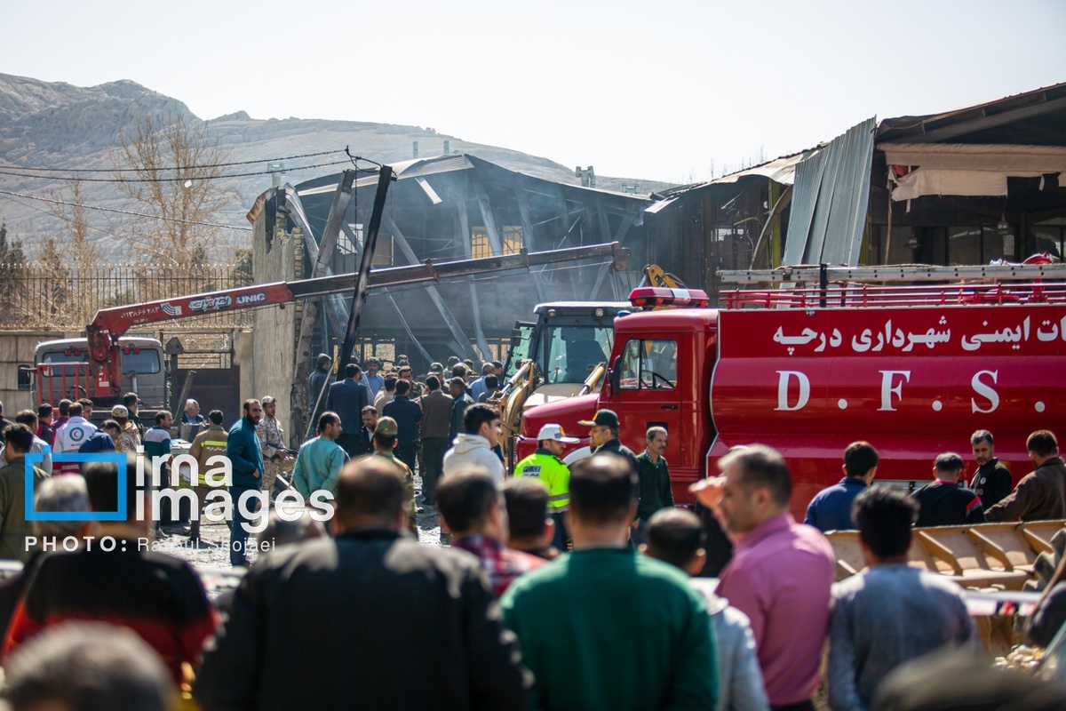 سقوط ناگهانی بالگرد ارتش در درچه اصفهان