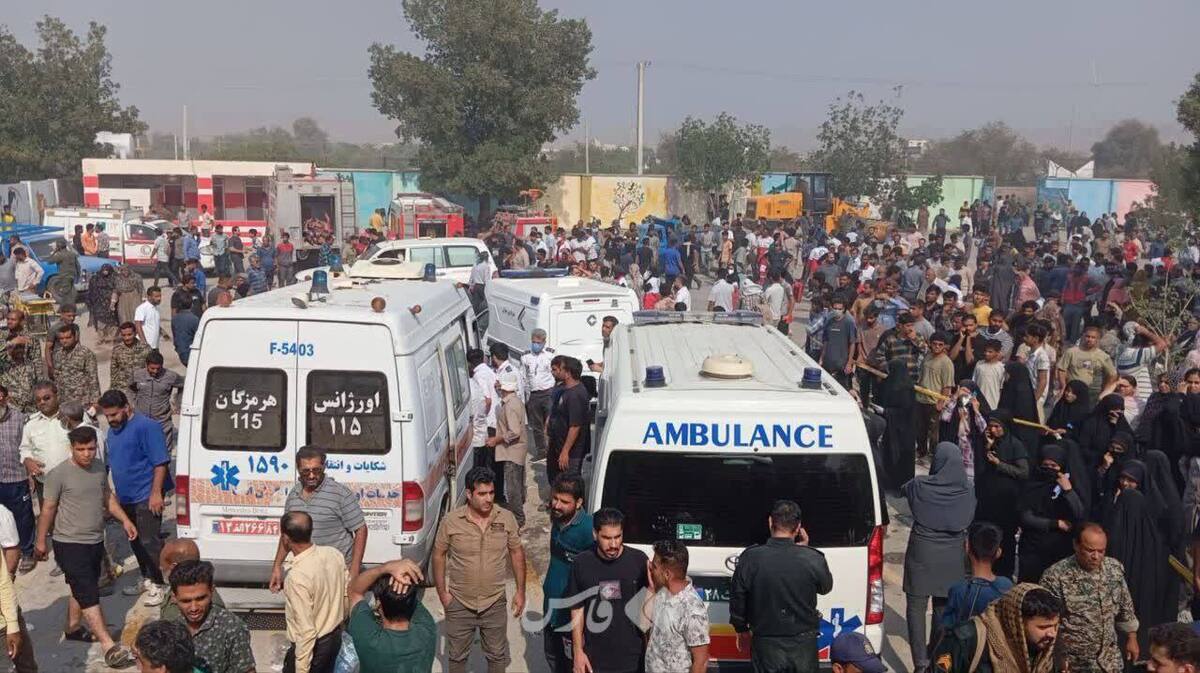 عکس/ آخرین وضعیت مدرسۀ دخترانۀ میناب پس از حمله آمریکا