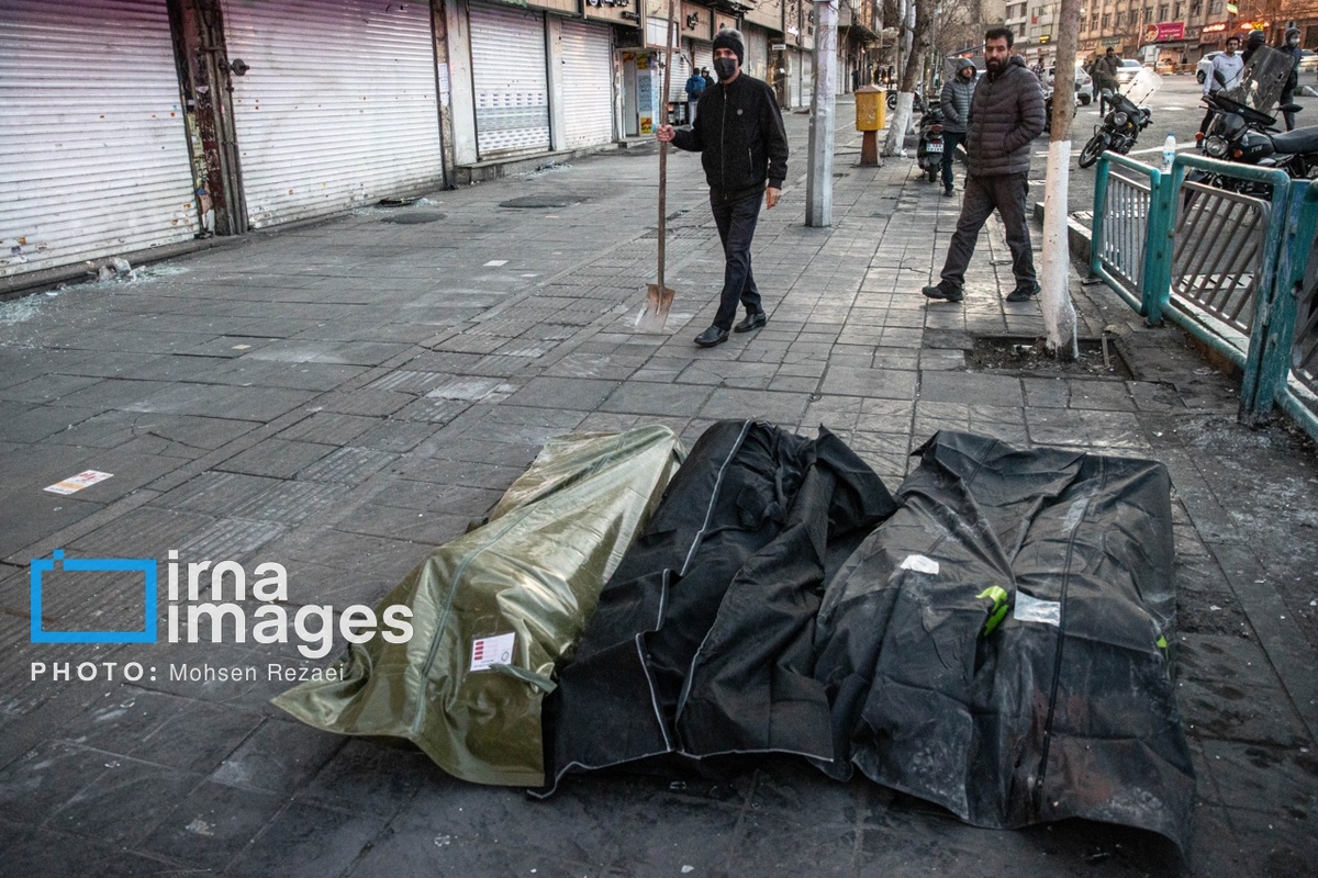 حمله هوایی به خیابان کارگر جنوبی تهران