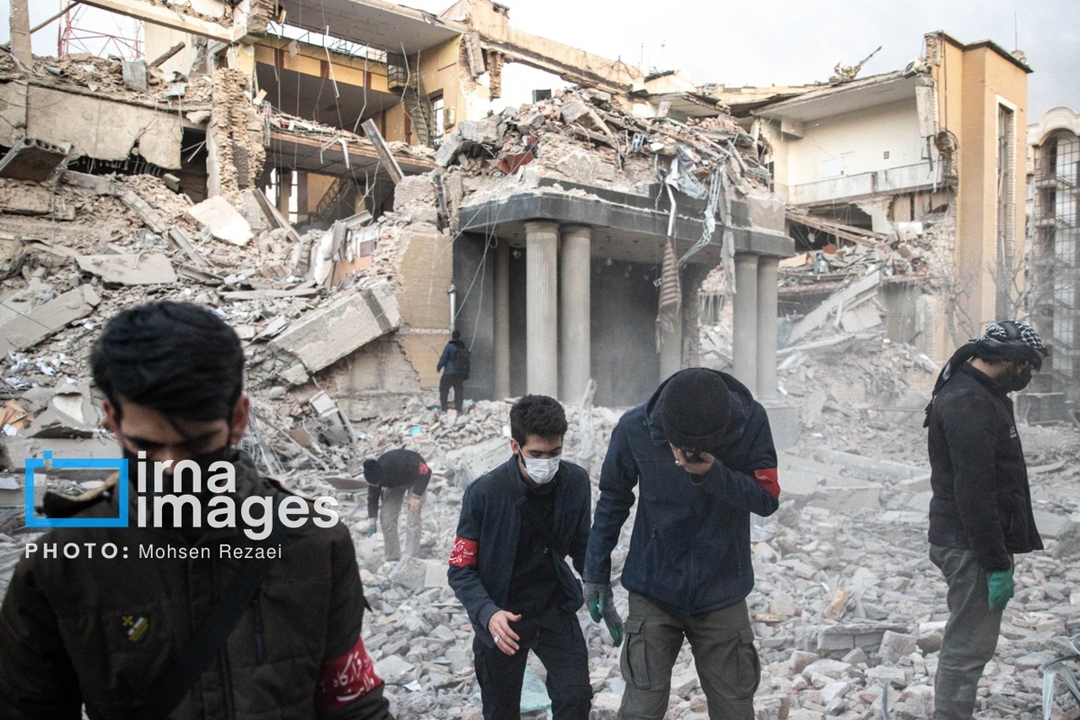 حمله هوایی به خیابان کارگر جنوبی تهران