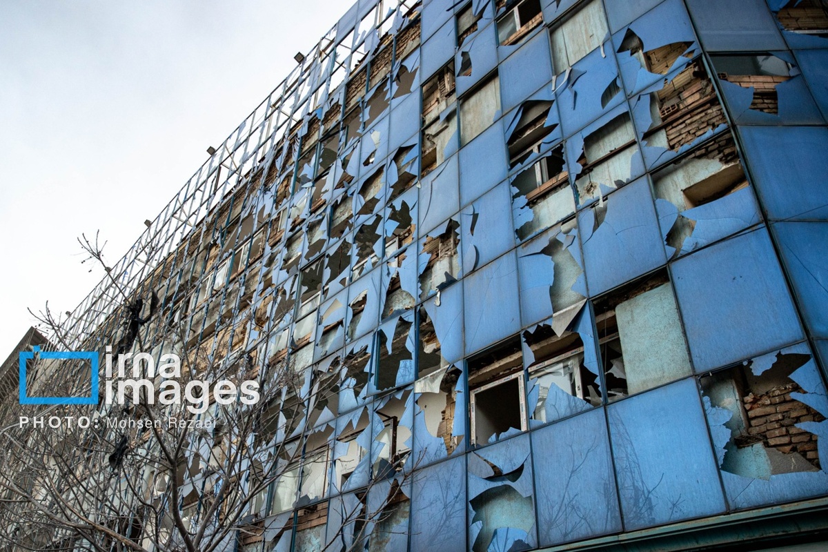 حمله هوایی به خیابان کارگر جنوبی تهران