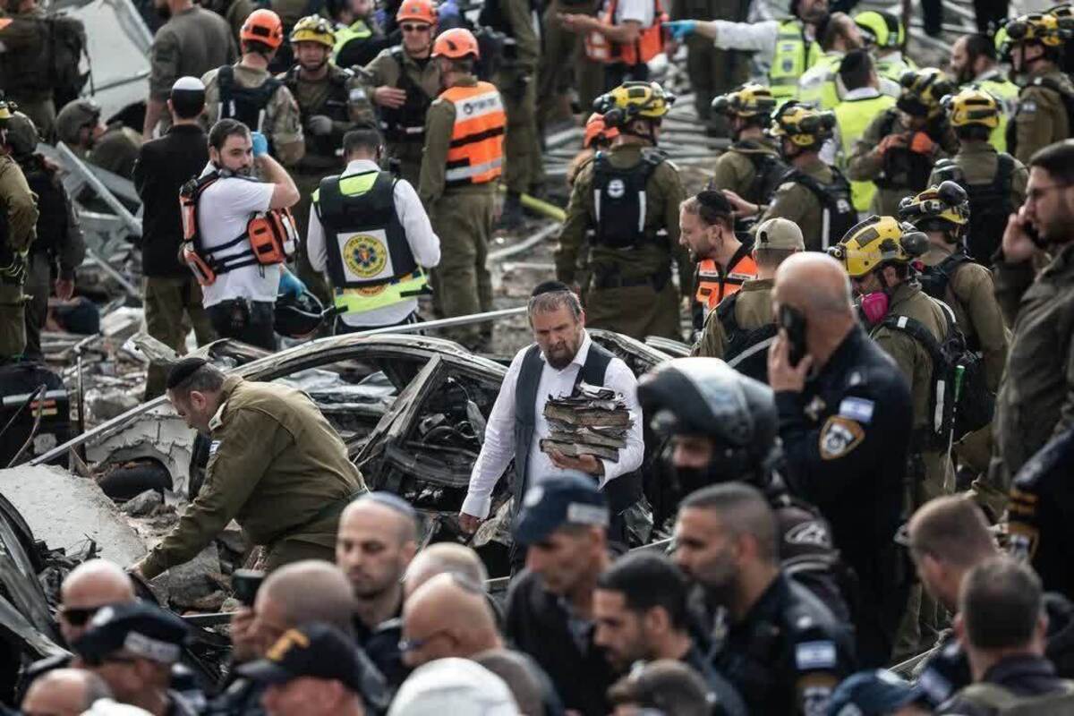 عکس/ ویرانی گسترده ناشی از موشک‌های ایرانی در تل آویو