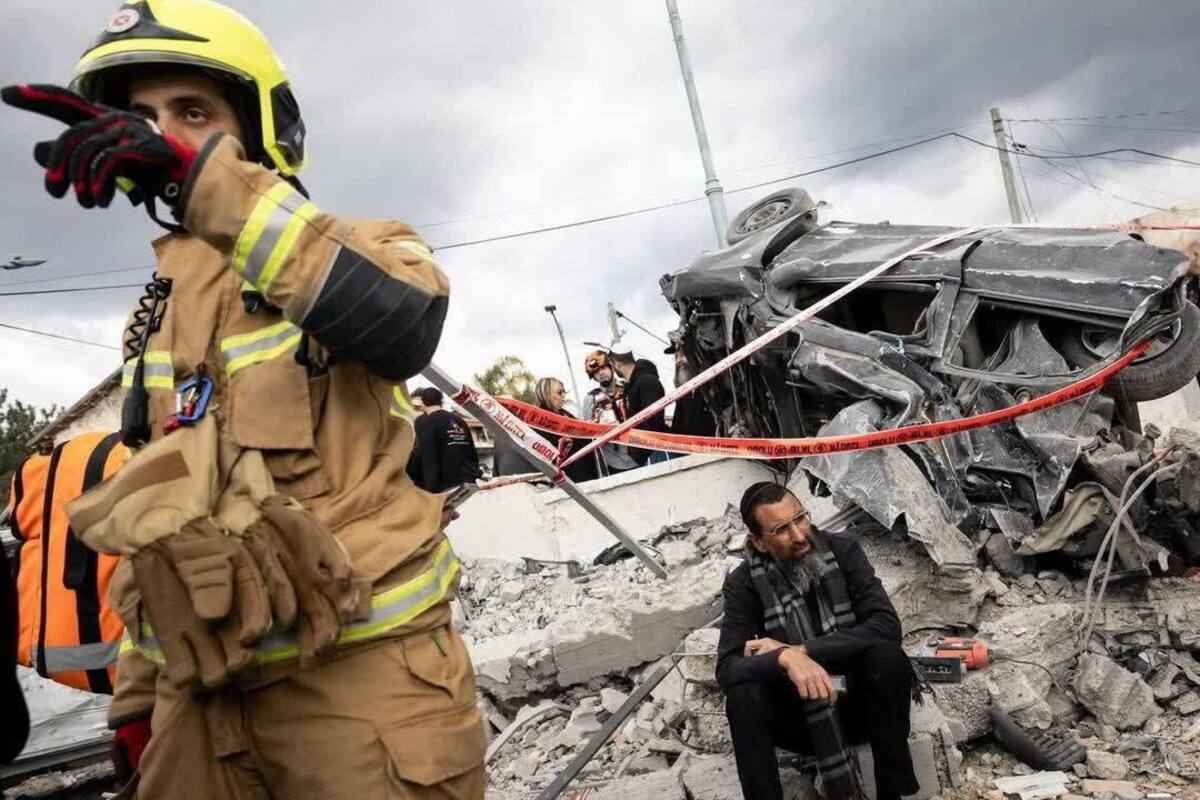 عکس/ ویرانی گسترده ناشی از موشک‌های ایرانی در تل آویو