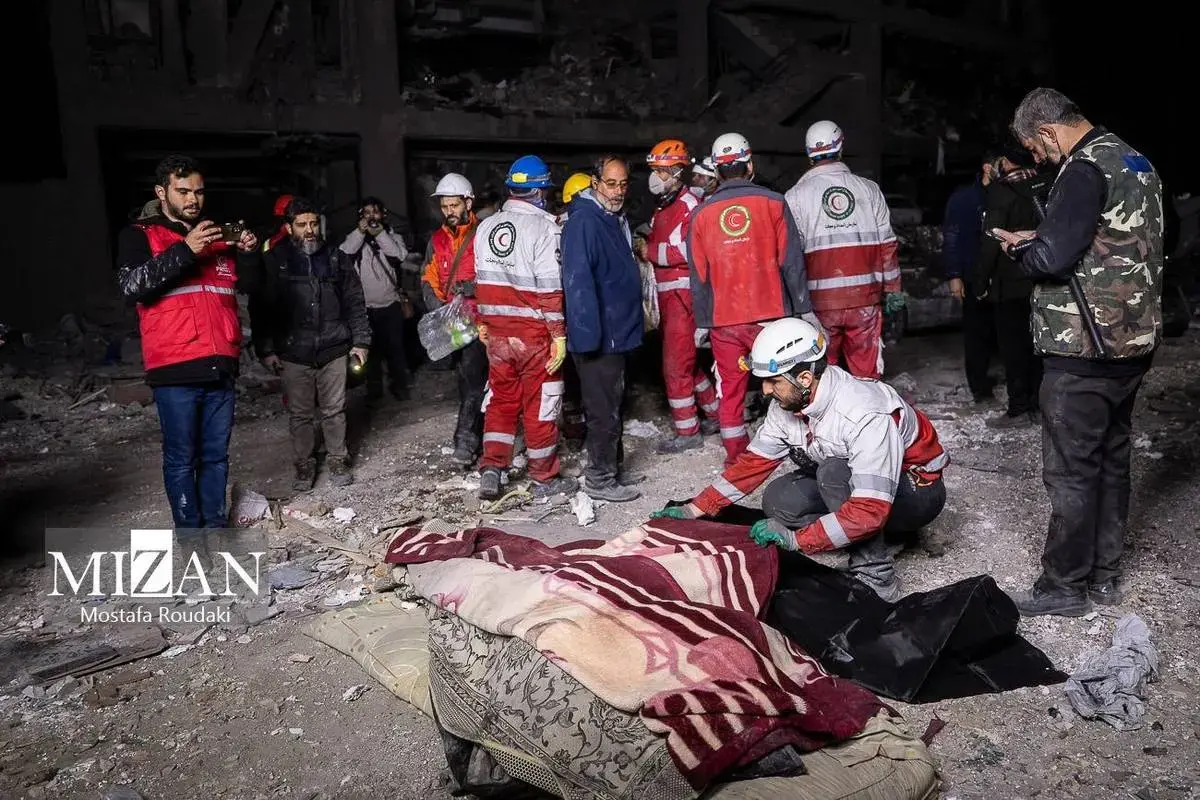 حمله ویرانگر به منطقه مسکونی واقع در شرق تهران