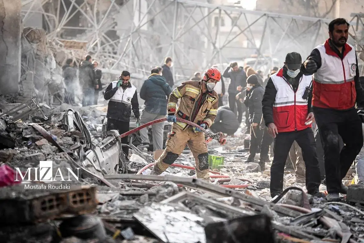 حمله ویرانگر به منطقه مسکونی واقع در شرق تهران