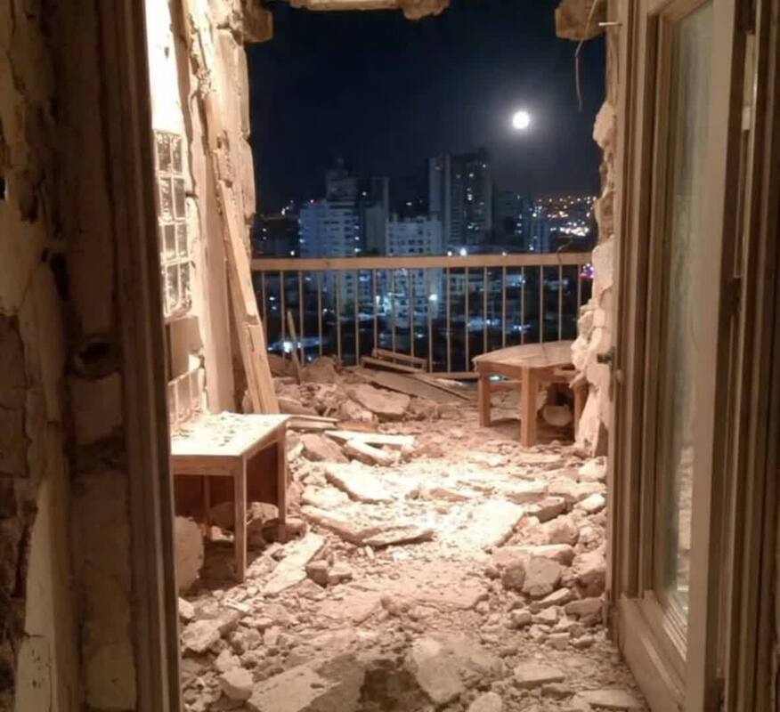 حمله ویرانگر به منطقه مسکونی واقع در شرق تهران