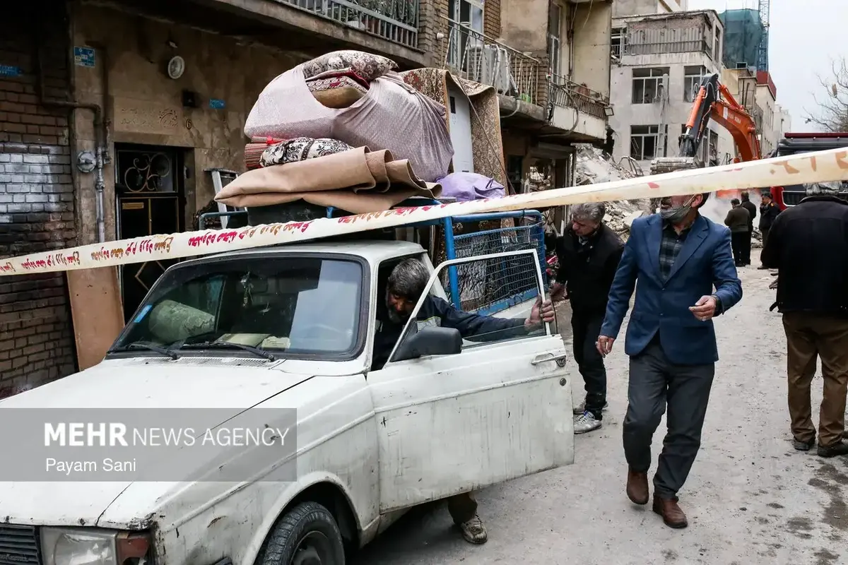 آثار وحشتناک حمله اسرائیل و آمریکا به محله بریانک تهران