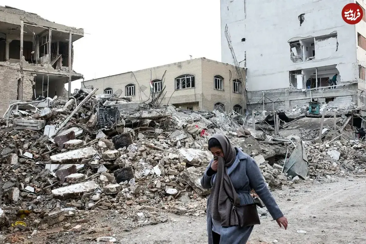 آثار وحشتناک حمله اسرائیل و آمریکا به محله بریانک تهران