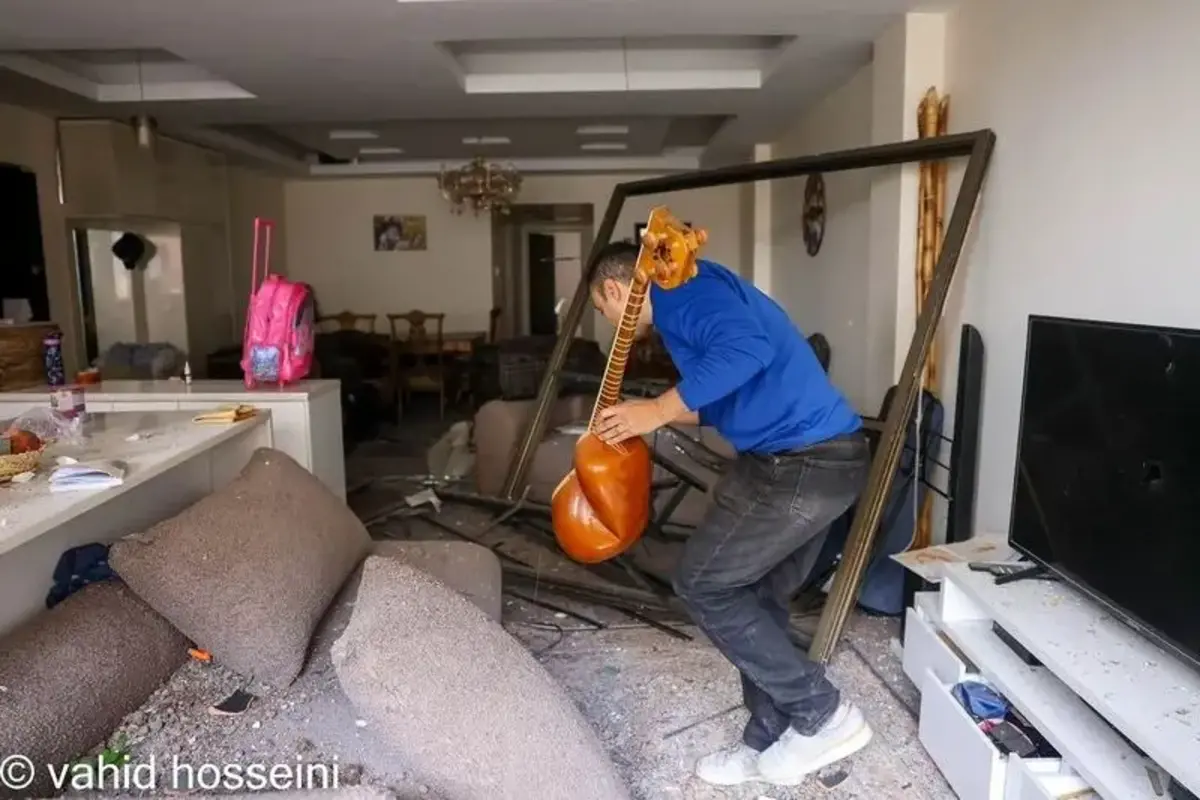  حملات امروز به مناطق مسکونی در گیشا تهران 