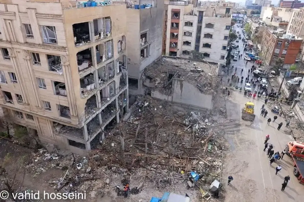  حملات امروز به مناطق مسکونی در گیشا تهران 