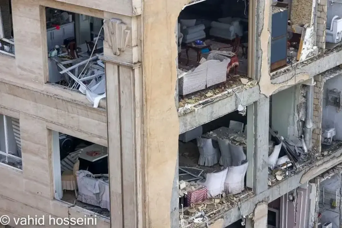  حملات امروز به مناطق مسکونی در گیشا تهران 