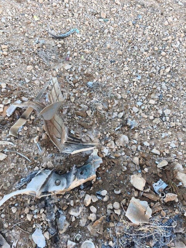 جنگنده فوق‌پیشرفته F۳۵ ساقط شده در آسمان مرکزی ایران