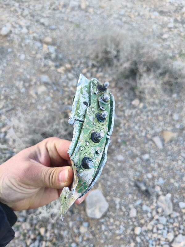 جنگنده فوق‌پیشرفته F۳۵ ساقط شده در آسمان مرکزی ایران