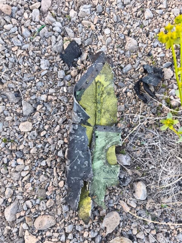 جنگنده فوق‌پیشرفته F۳۵ ساقط شده در آسمان مرکزی ایران