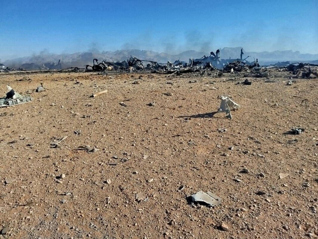 انهدام هواگردهای آمریکایی در جنوب اصفهان