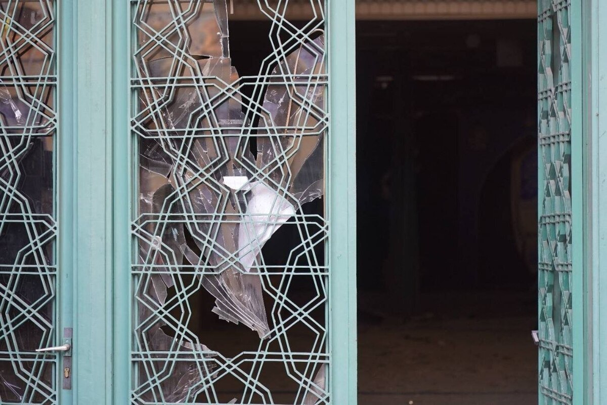  تصاویری از حمله دشمن به دانشگاه صنعتی شریف 