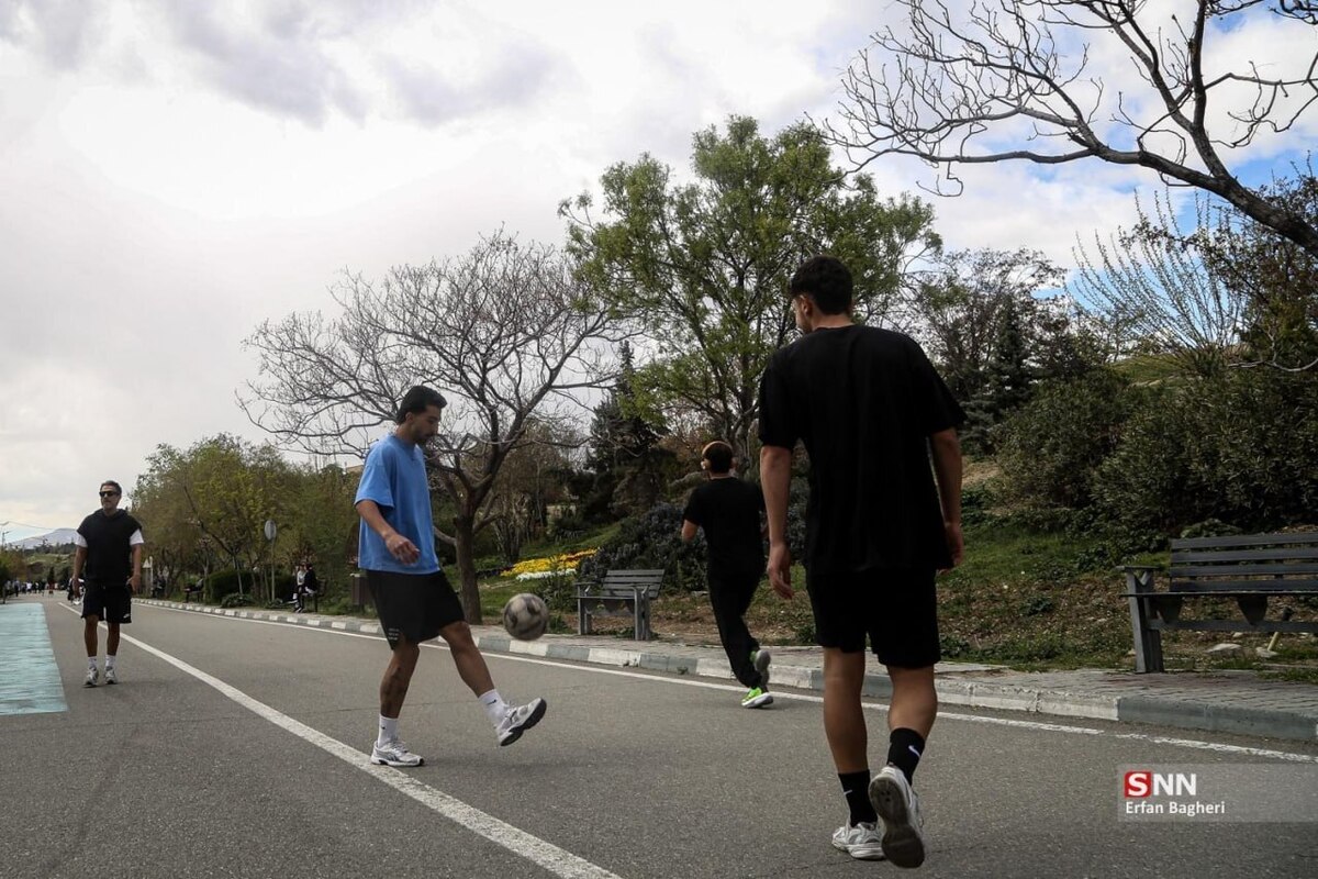 تصاویری دل انگیز از هوای پاک تهران در بهار ۱۴۰۵