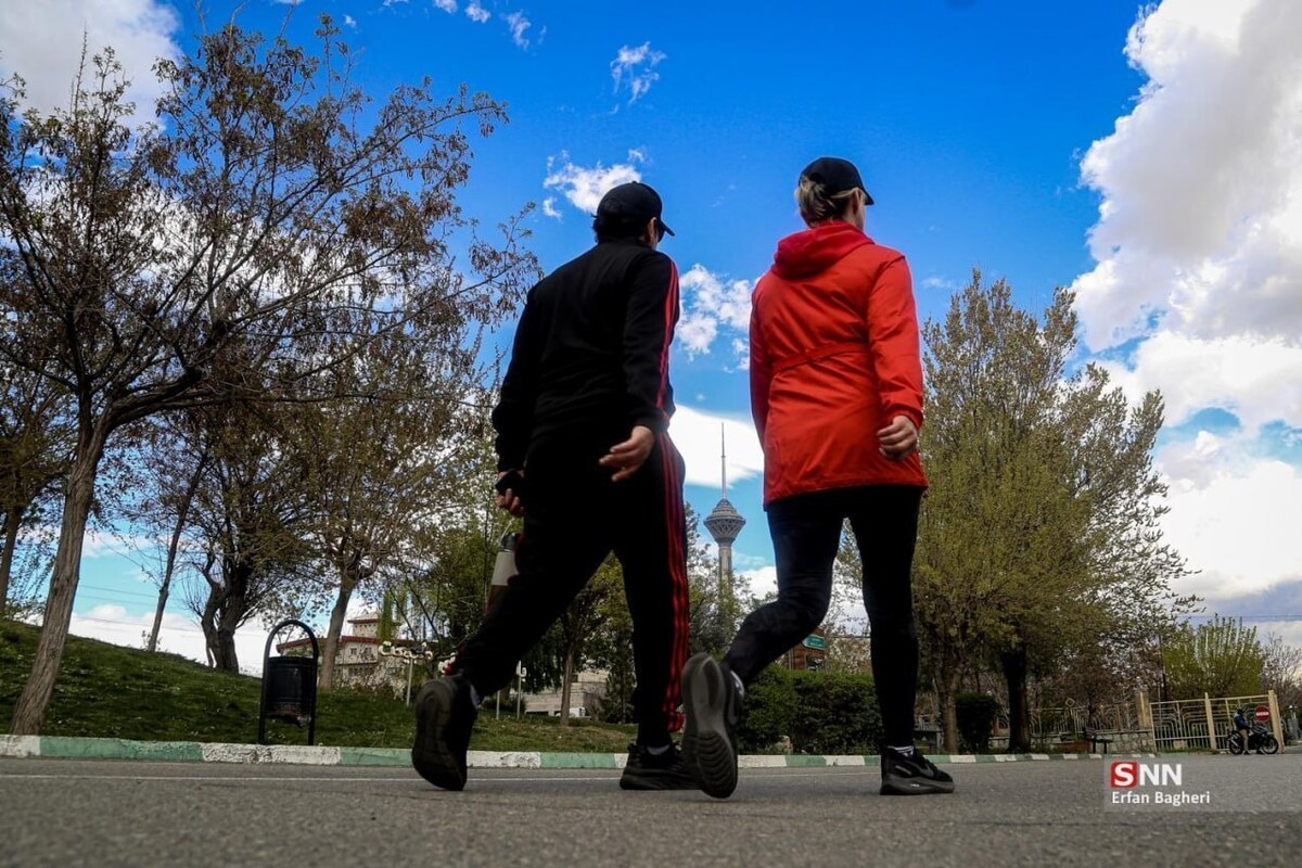 تصاویری دل انگیز از هوای پاک تهران در بهار ۱۴۰۵