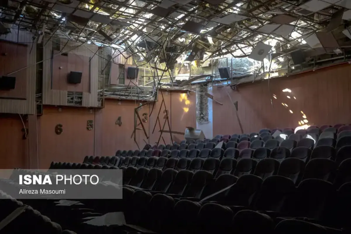  خسارات ناشی از حمله به سینما شکوفه تهران 