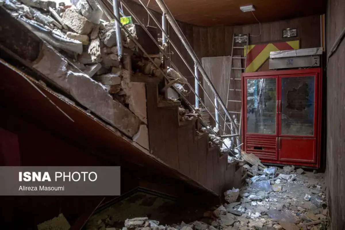  خسارات ناشی از حمله به سینما شکوفه تهران 