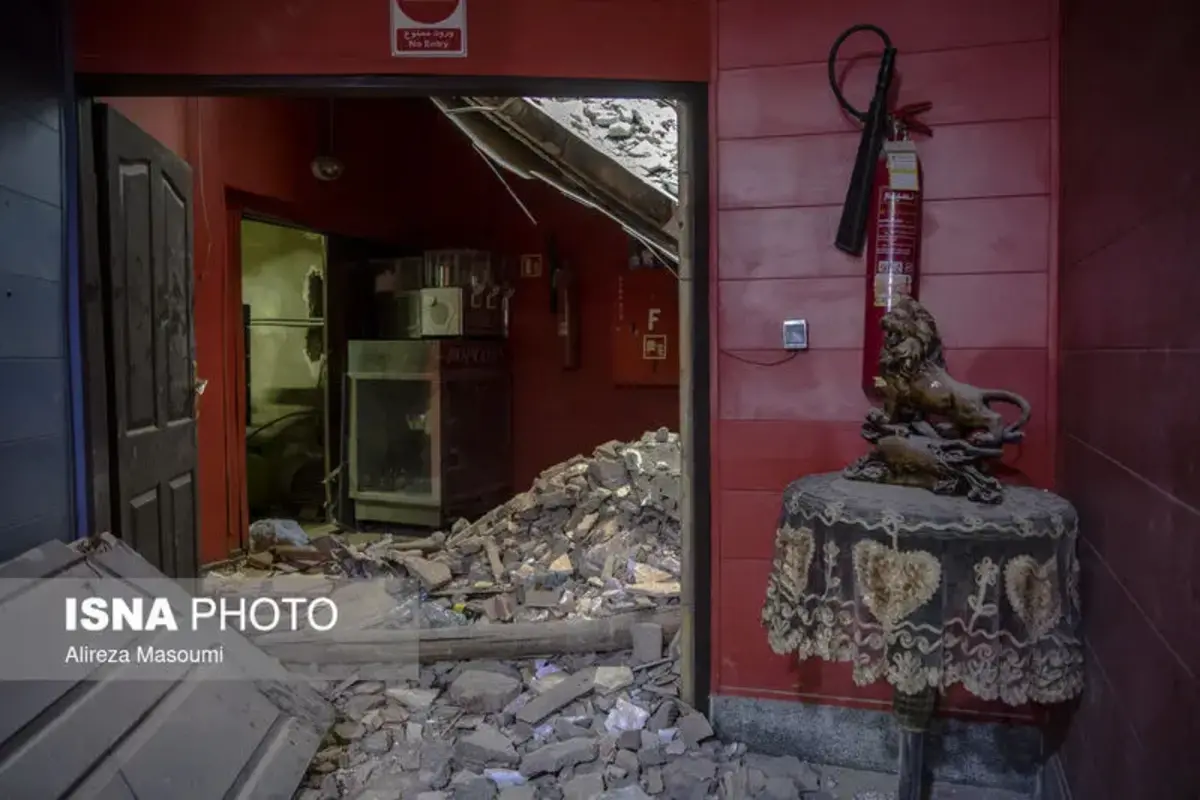  خسارات ناشی از حمله به سینما شکوفه تهران 