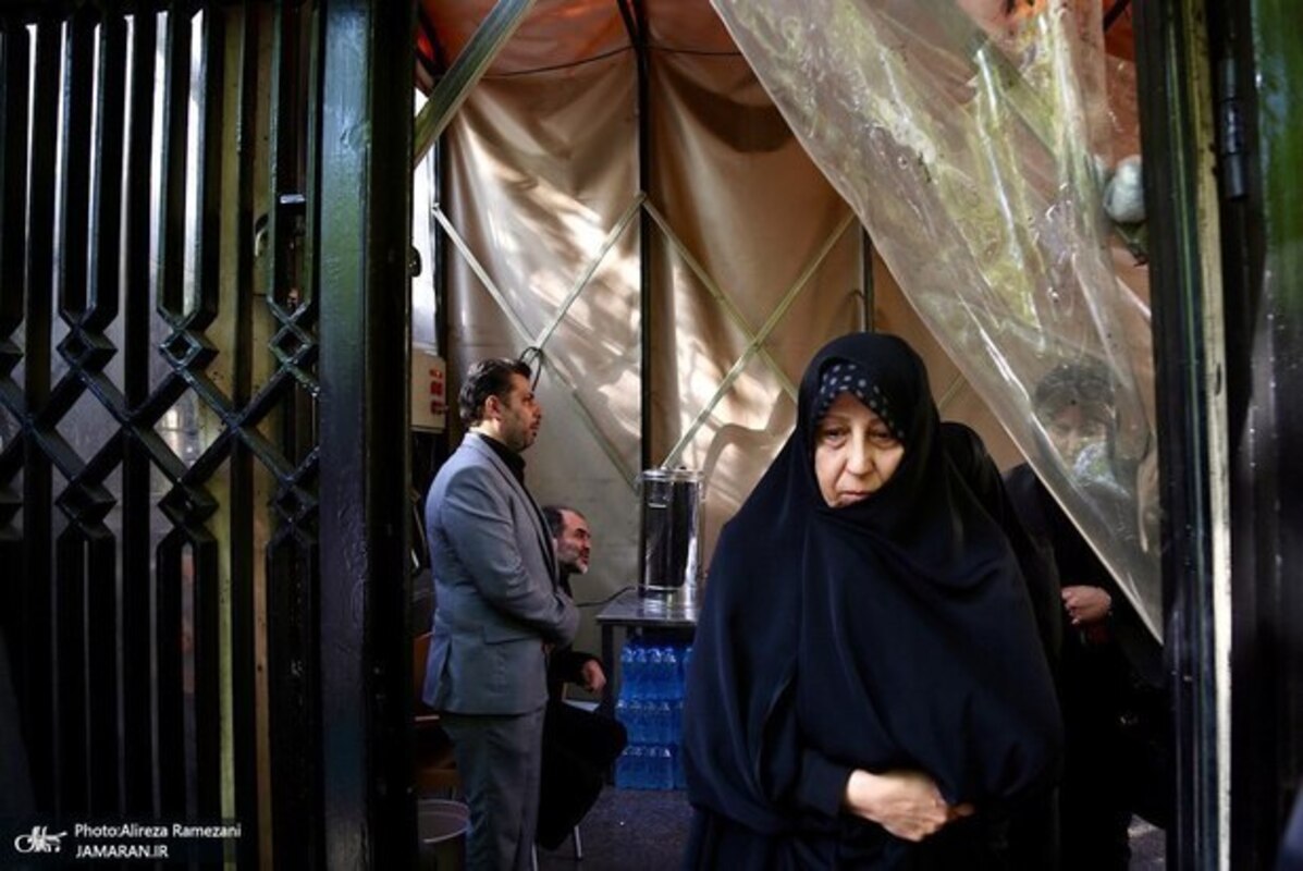  حاشیه مراسم ترحیم دکتر خرازی با حضور خاتمی و جنتی