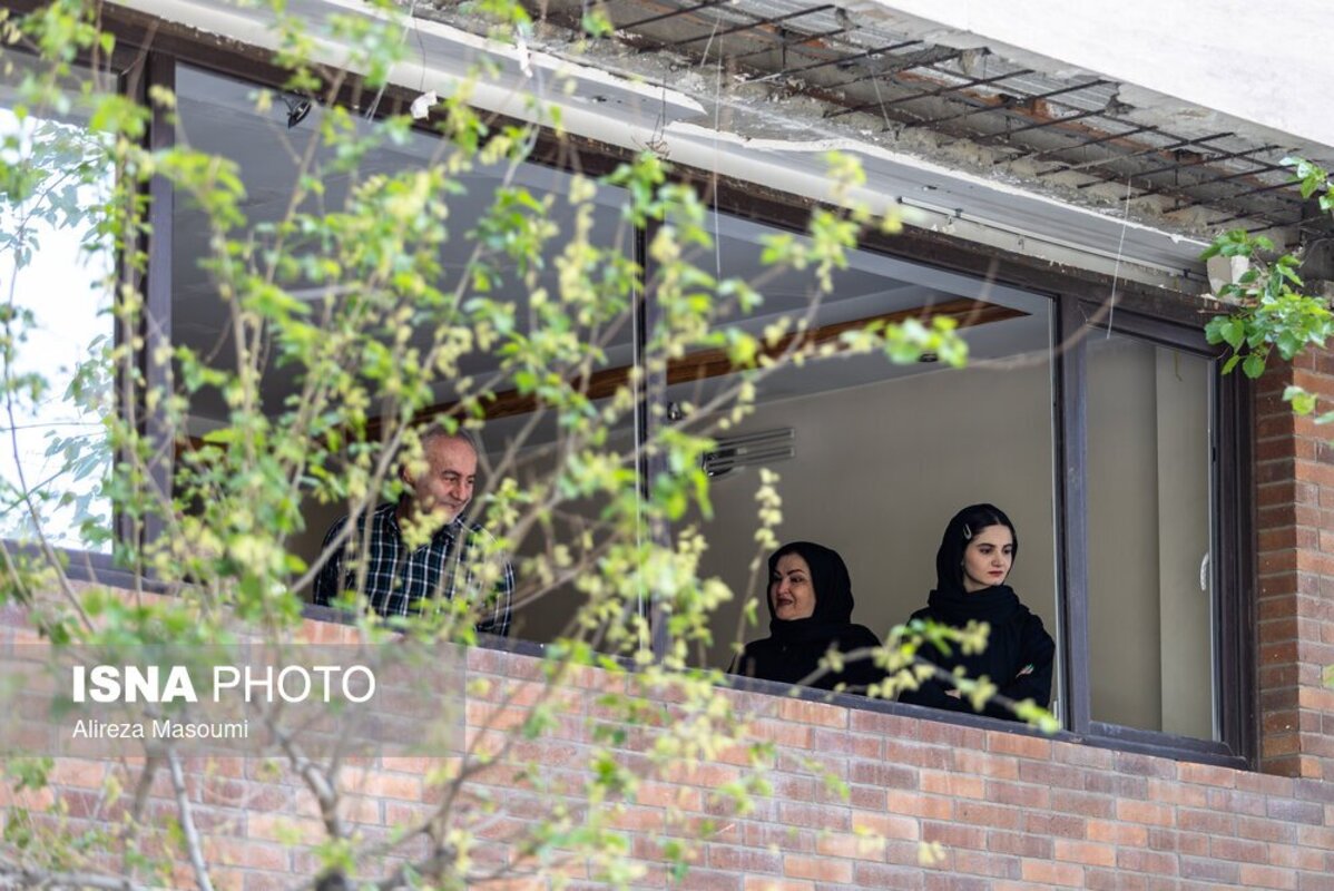 خسارات ناشی از حمله آمریکا و اسرائیل به منطقه مسکونی تهران