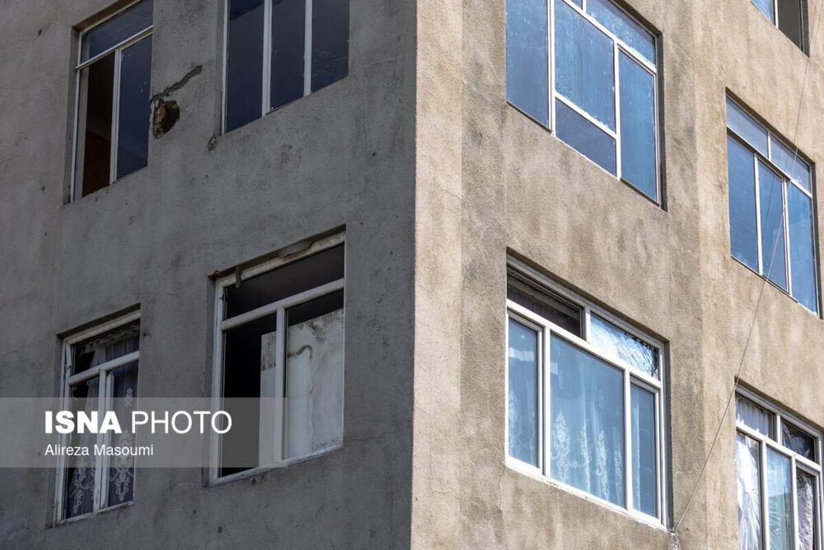 خسارات ناشی از حمله آمریکا و اسرائیل به منطقه مسکونی تهران