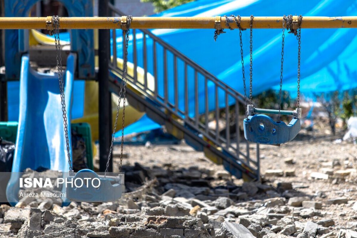 خسارات ناشی از حمله آمریکا و اسرائیل به منطقه مسکونی تهران