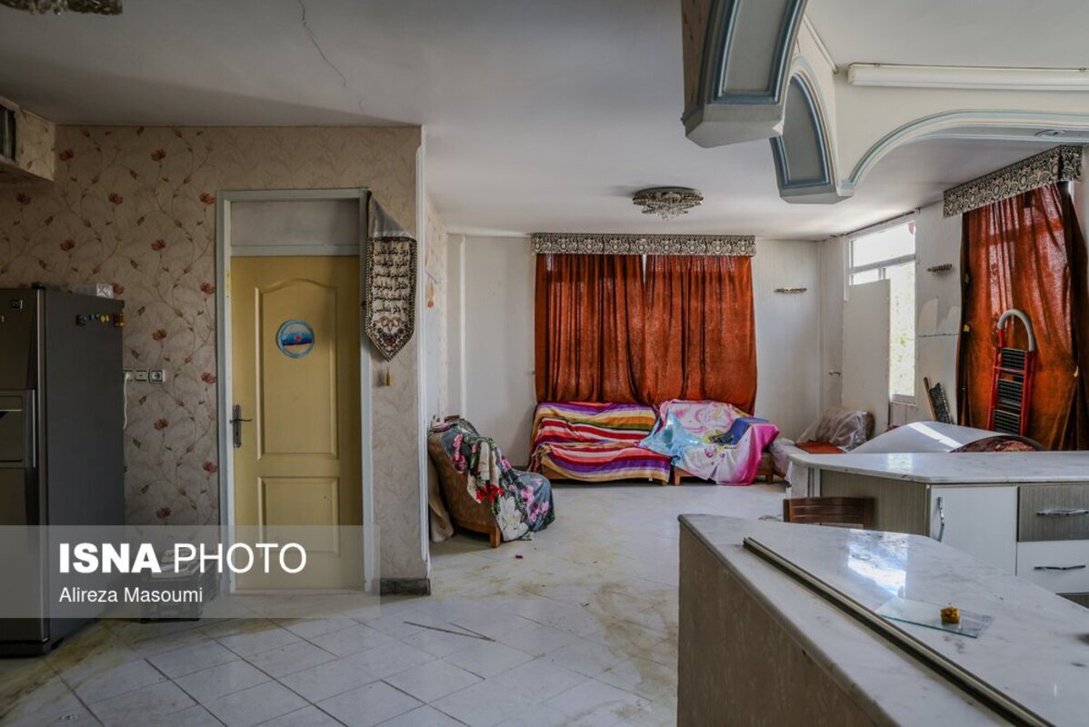 خسارات ناشی از حمله آمریکا و اسرائیل به منطقه مسکونی تهران