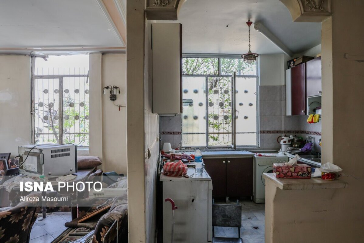 خسارات ناشی از حمله آمریکا و اسرائیل به منطقه مسکونی تهران