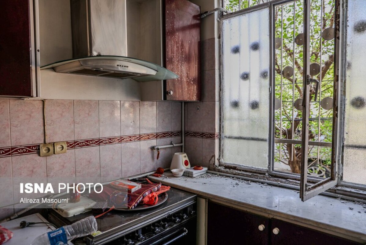 خسارات ناشی از حمله آمریکا و اسرائیل به منطقه مسکونی تهران