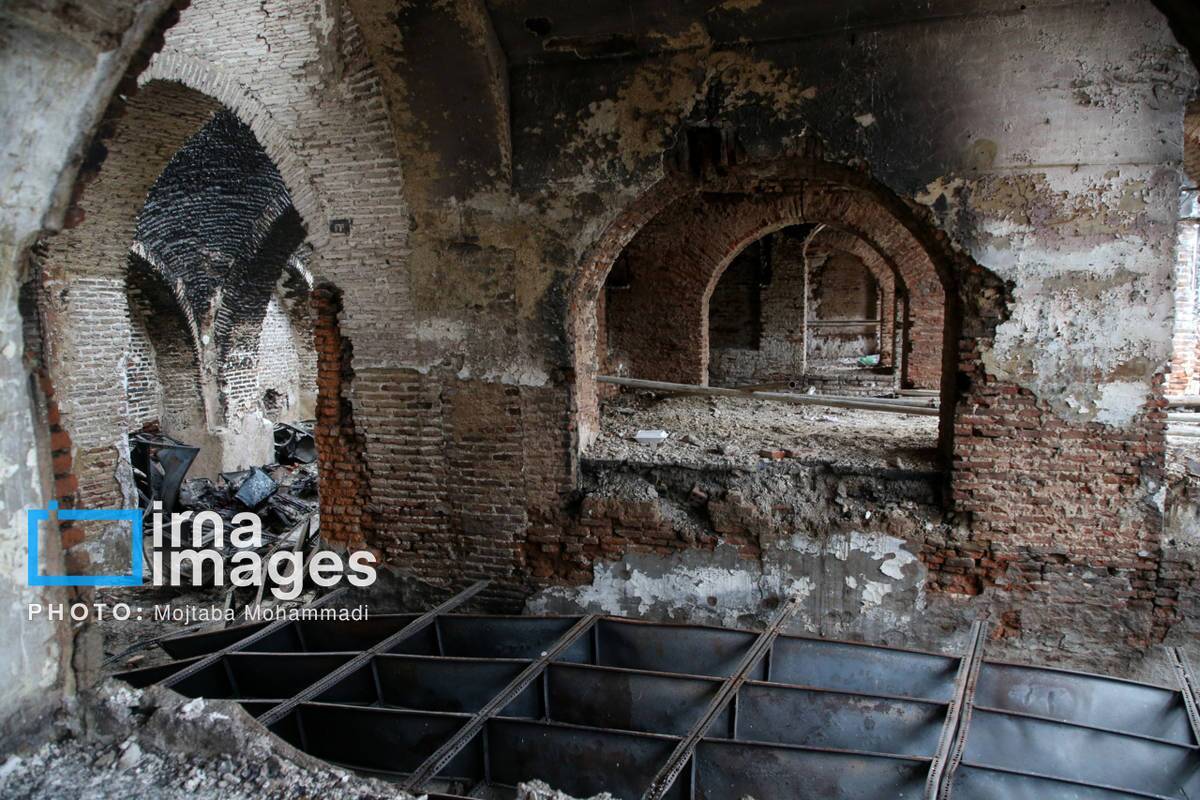 بازار بزرگ رشت ۱۰۰ روز پس از آتش‌سوزی حوادث دی ماه ۱۴۰۴