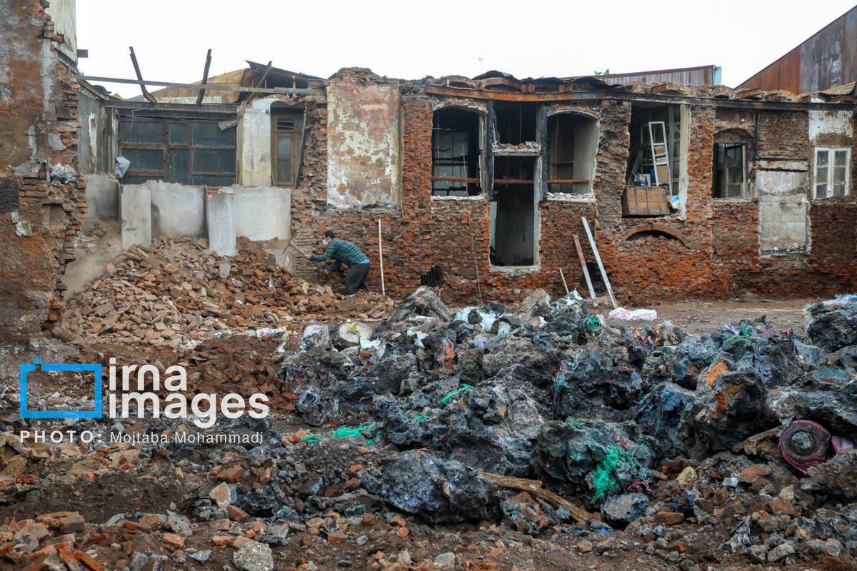 بازار بزرگ رشت ۱۰۰ روز پس از آتش‌سوزی حوادث دی ماه ۱۴۰۴