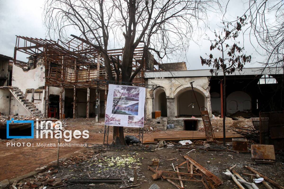 بازار بزرگ رشت ۱۰۰ روز پس از آتش‌سوزی حوادث دی ماه ۱۴۰۴
