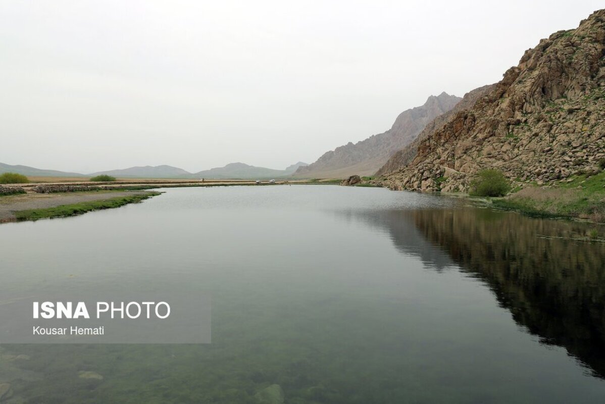 زیبایی‌های طبیعت بهاری تالاب هشیلان کرمانشاه
