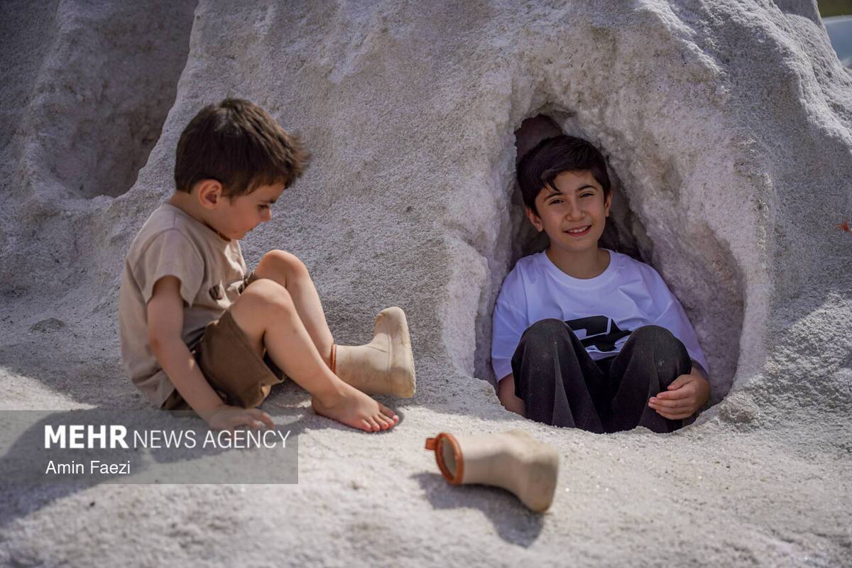 بازگشت رنگ صورتی به دریاچه مهارلو شیراز