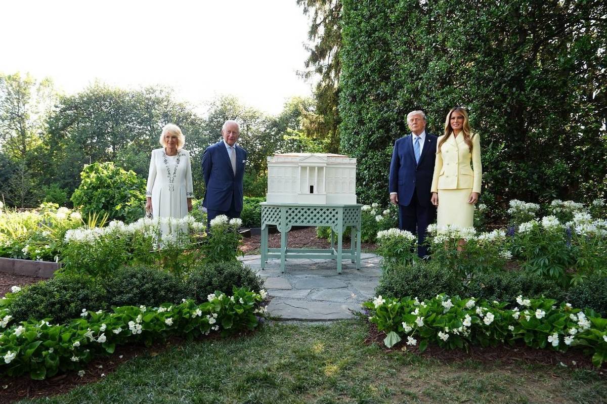 بازدید خانواده سلطنتی از کندوهای زنبور عسل کاخ سفید 