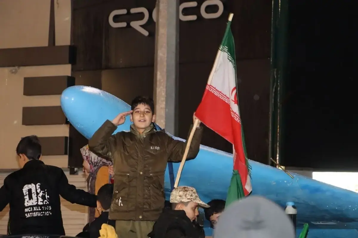  رونمایی از پهپاد شاهد ۱۳۶ آبی و صورتی 