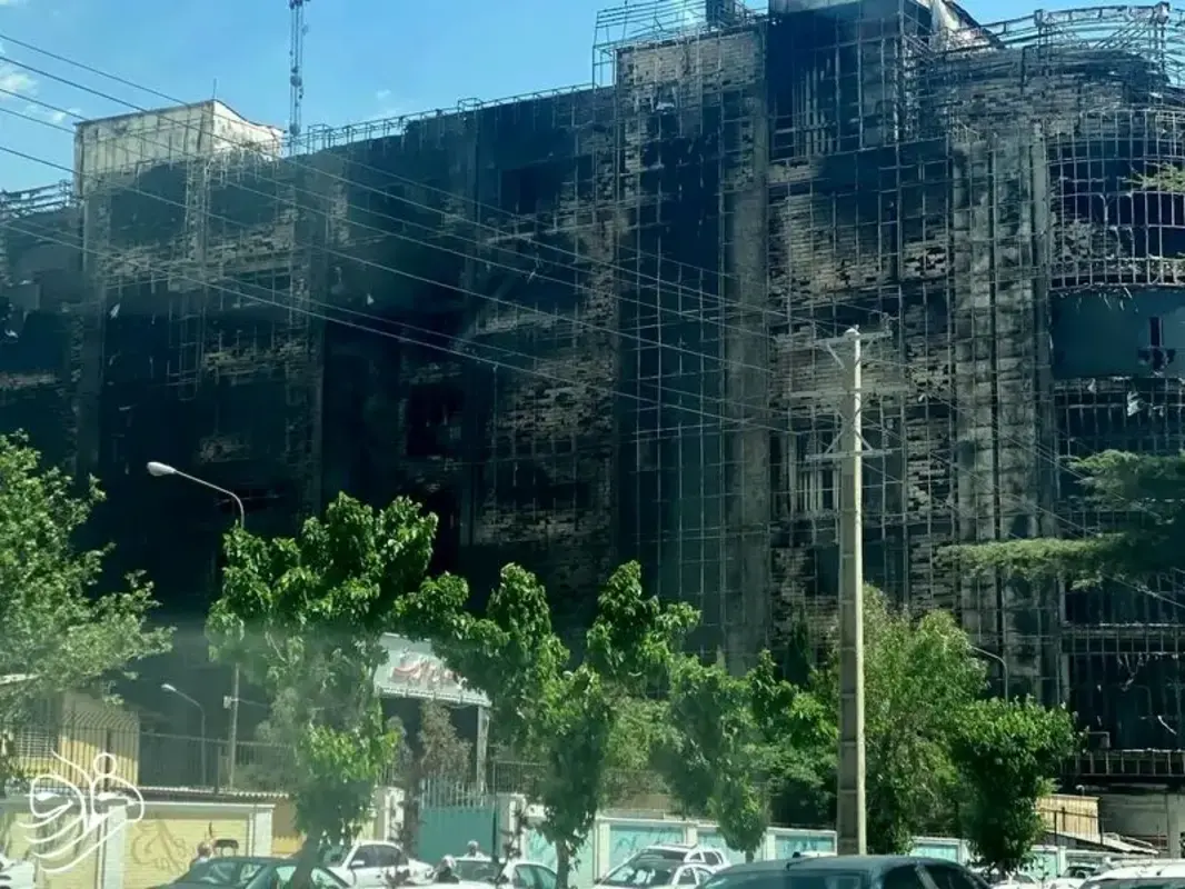 پاساژ ارغوان اندیشه پس از آتش