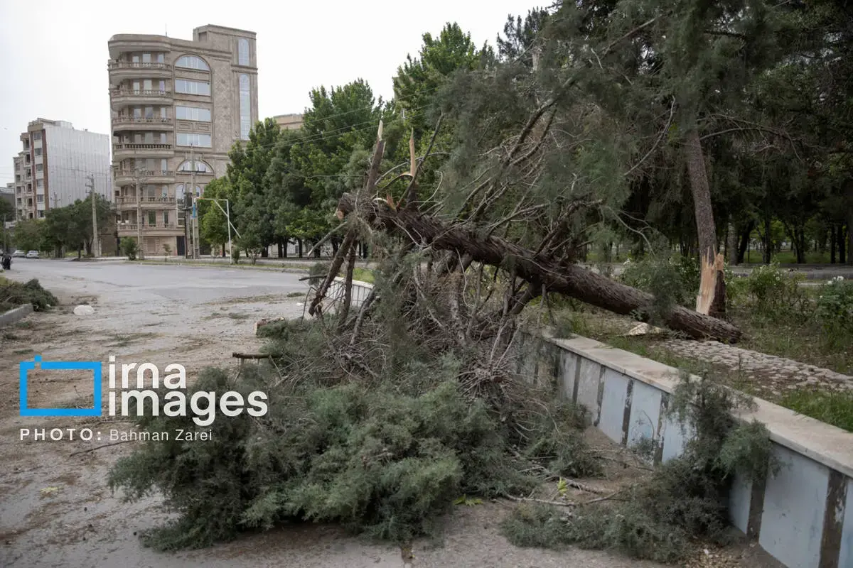 هجوم هولناک ریزگرد‌ها به آسمان کرمانشاه